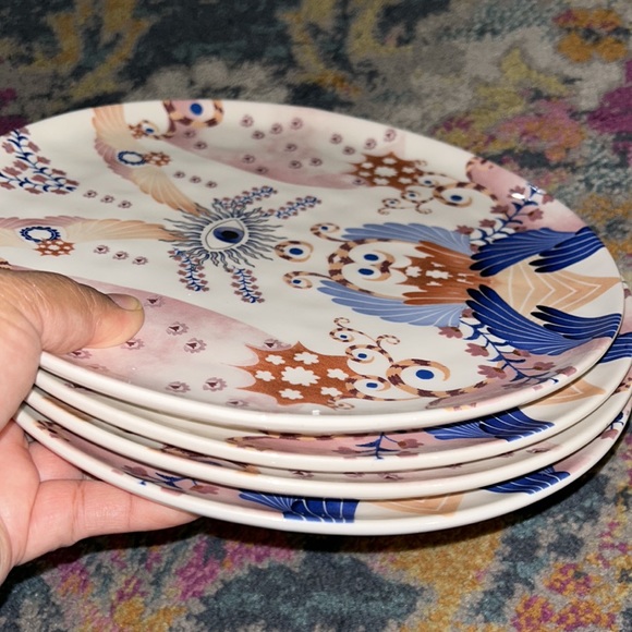Set of 4 Longina Phillips Echo Dinner Plates by Anthropologie - Picture 8 of 8